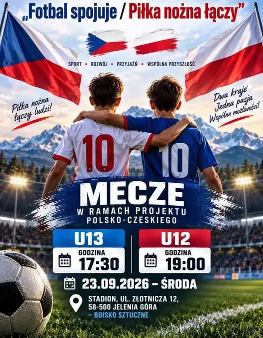 Piłka nożna łączy: polsko-czeskie mecze młodzieży w Jeleniej Górze