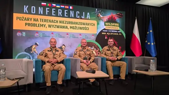 Strażacy z Jeleniej Góry na Wildfire Conference w Poznaniu