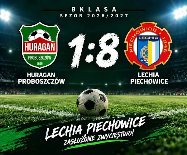 Huragan na boisku! Lechia rozbiła Proboszczów 8:1