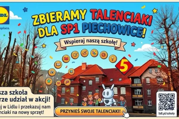 Talenciaki dla SP1 Piechowice – szkoła zbiera wsparcie w akcji Lidla