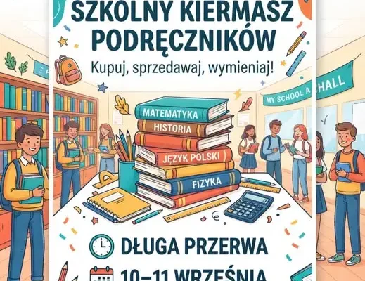 Kiermasz używanych podręczników w szkole w Jeleniej Górze