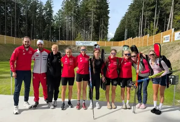 Kadra Rozwojowa Polskiego Związku Biathlonu trenowała w Szklarskiej Porębie