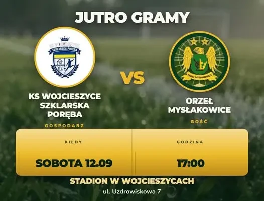 Orzeł Mysłakowice zagra w Wojcieszycach w 5. kolejce klasy A