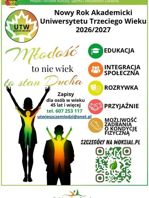 Uniwersytet Trzeciego Wieku w Szklarskiej Porębie zaprasza na nowy semestr