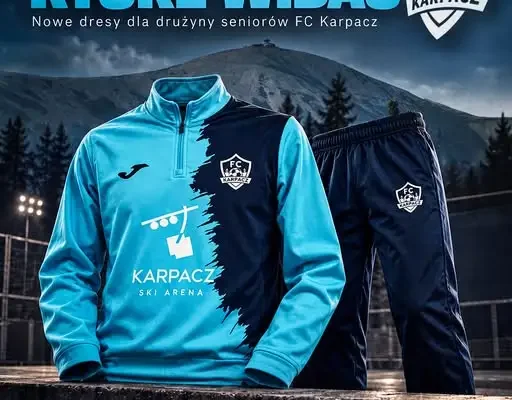 FC Karpacz z nowymi dresami dla seniorów. Sponsorem Karpacz Ski Arena