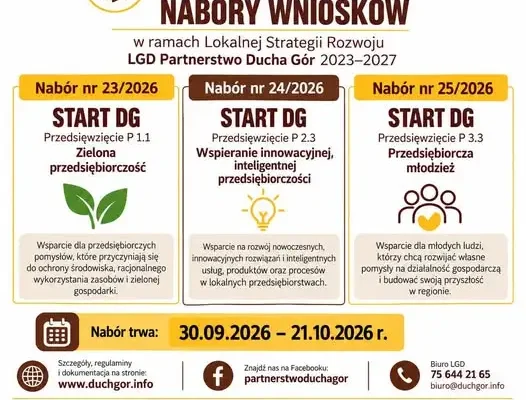 Nowe dotacje na start firmy dla mieszkańców Karpacza i okolic