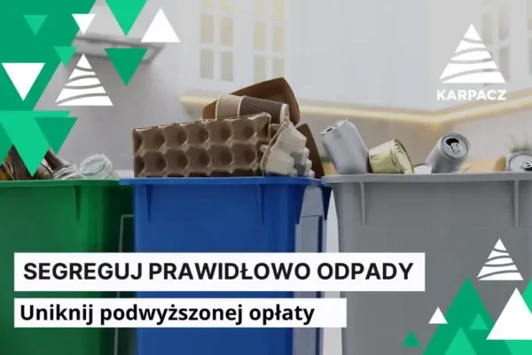 Zła segregacja odpadów w Karpaczu może słono kosztować mieszkańców
