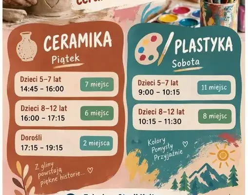 Karpacz: ruszają zapisy na zajęcia z ceramiki i plastyki w Stacji Kultura