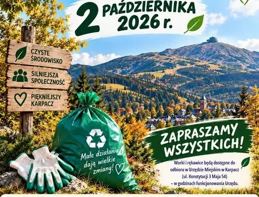 Karpacz zaprasza na wspólne sprzątanie okolicy 2 października