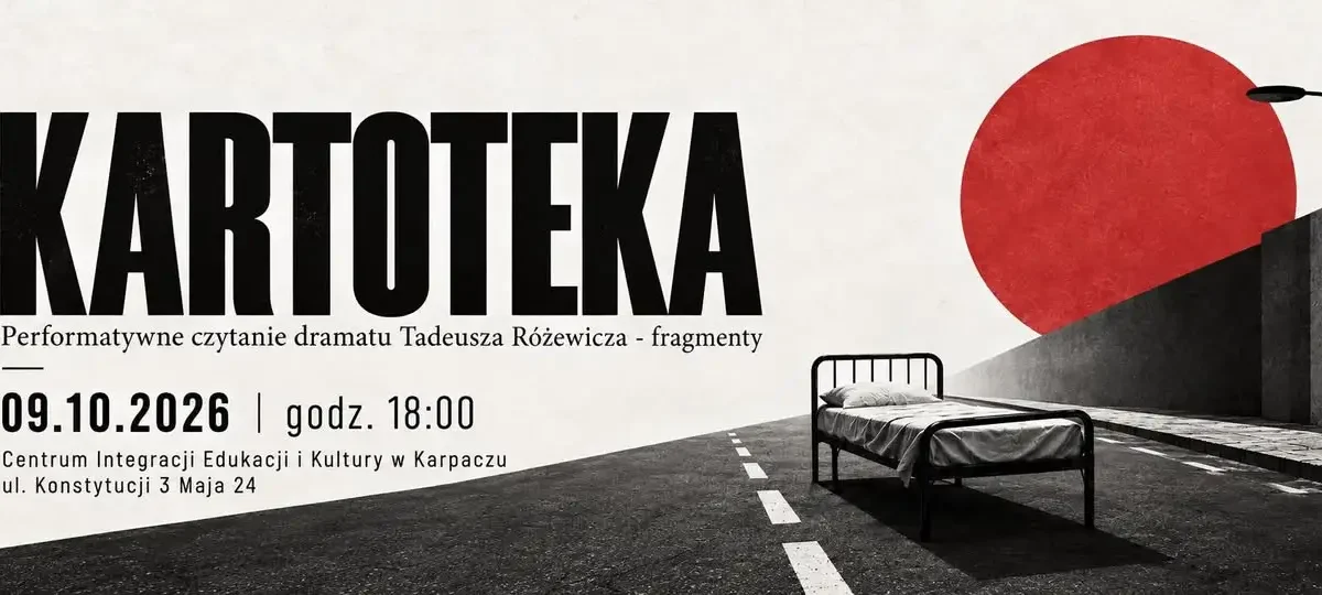 Karpacz: performatywne czytanie dramatu Tadeusza Różewicza w Centrum Integracji Edukacji i Kultury