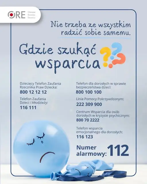Gdzie szukać wsparcia? Ważne numery telefonów zaufania
