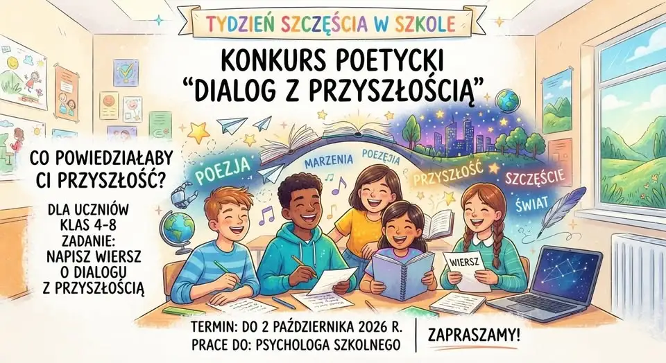 Konkurs poetycki „Dialog z przyszłością” w Szkole Podstawowej nr 1 w Piechowicach