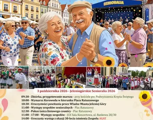 Jeleniogórskie Senioralia 2026 – korowód, koncerty i forum dla seniorów