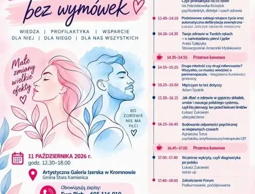 Lokalne Forum Zdrowia w Kromnowie – zadbaj o siebie bez wymówek