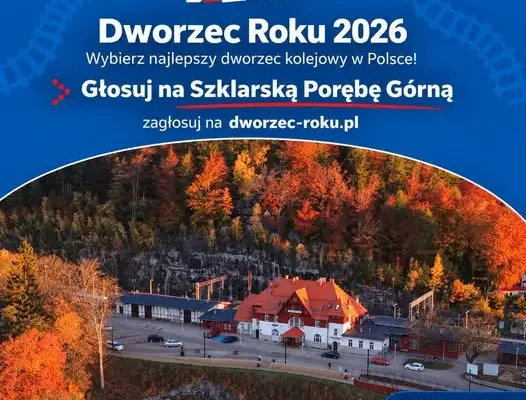 Szklarska Poręba Górna walczy o tytuł Dworca Roku 2026