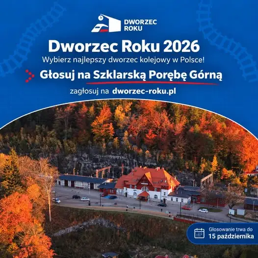 Szklarska Poręba Górna walczy o tytuł Dworca Roku 2026