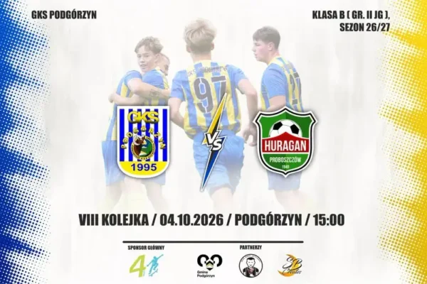 GKS Podgórzyn zaprasza na mecz z Huraganem Proboszczów
