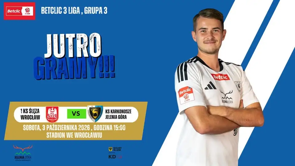 Karkonosze Jelenia Góra zagrają ze Ślęzą Wrocław w 11. kolejce Betclic III ligi