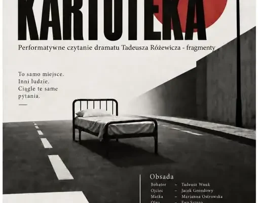 Performatywne czytanie „Kartoteki” Różewicza w Karpaczu – są jeszcze wolne miejsca