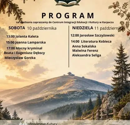 Festiwal „Tajemnice Karkonoszy i Gór Izerskich” – literacki weekend w Karpaczu