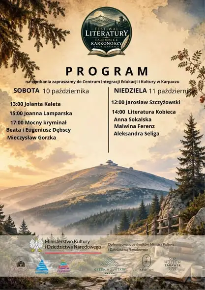 Festiwal „Tajemnice Karkonoszy i Gór Izerskich” – literacki weekend w Karpaczu