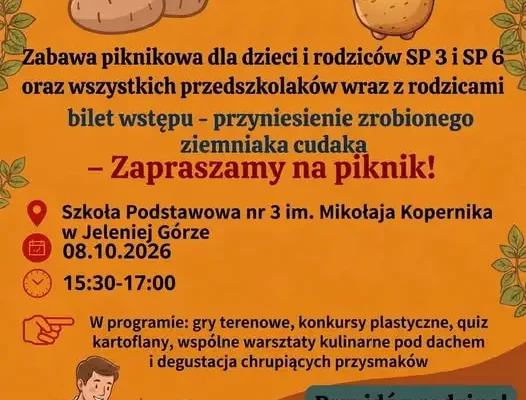 Dzień Pieczonego Ziemniaka w Jeleniej Górze – piknik rodzinny już 8 października