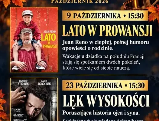 Dyskusyjny Klub Filmowy w Szklarskiej Porębie zaprasza na pokazy