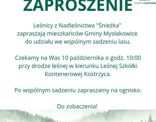 Wspólne sadzenie lasu w Kostrzycy – odpowiedź na problem uciążliwych zapachów