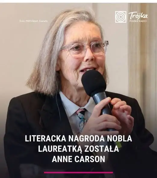 Anne Carson laureatką Literackiej Nagrody Nobla 2026
