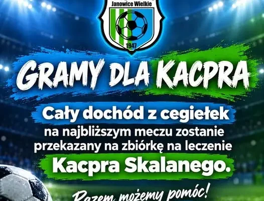 Janowice Wielkie: Kibice łączą siły dla Kacpra podczas niedzielnego meczu