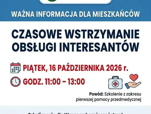 Urząd Gminy Janowice Wielkie nieczynny dla interesantów 16 października