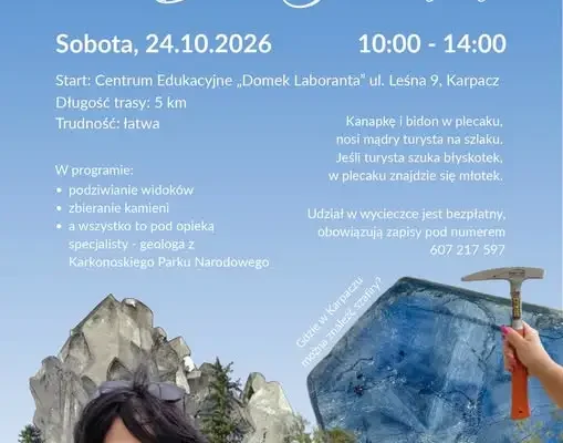 Dzień Geoturysty w Karkonoszach – bezpłatna geowycieczka z geologiem KPN