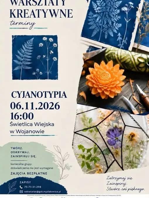 Warsztaty cyjanotypii w Wojanowie – zapisy trwają
