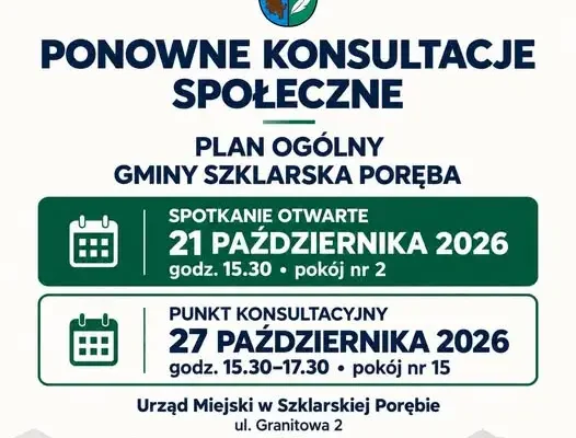 Szklarska Poręba: ponowne konsultacje planu ogólnego – spotkania i terminy