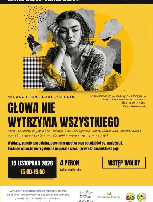 Szklarska Poręba: otwarte spotkanie o stresie, emocjach i zdrowiu psychicznym