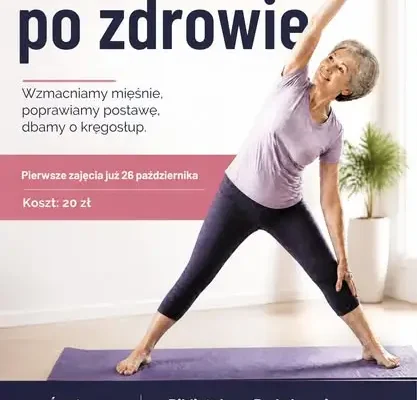 Zmiana terminów zajęć Pilates i Zdrowy Kręgosłup w Bibliotece w Podgórzynie