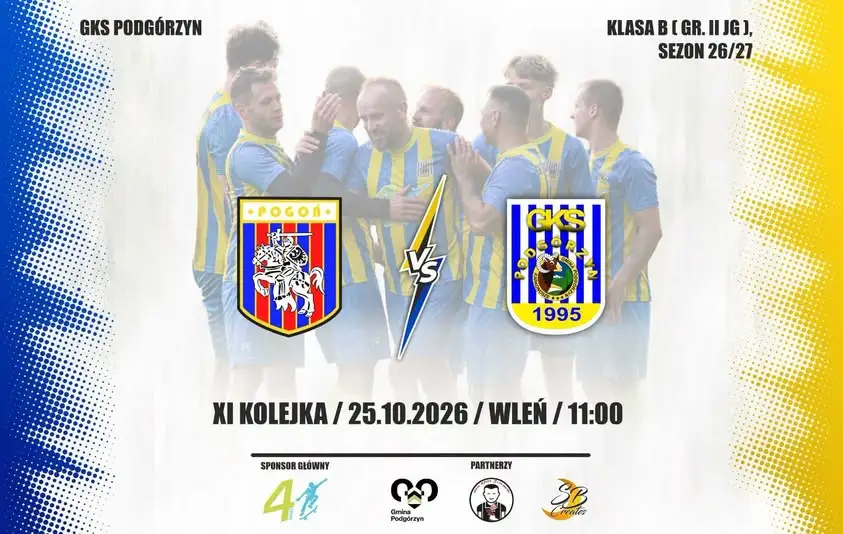 GKS Podgórzyn zagra na wyjeździe z Pogonią Wleń w niedzielę o 11:00
