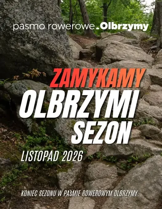 Koniec sezonu rowerowego w Karkonoszach – trasy zamknięte od 1 listopada