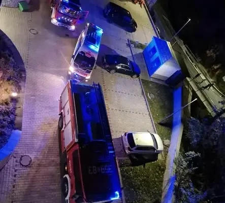 Karpacz: Strażacy z OSP i JRG udzielili pomocy przedmedycznej poszkodowanemu
